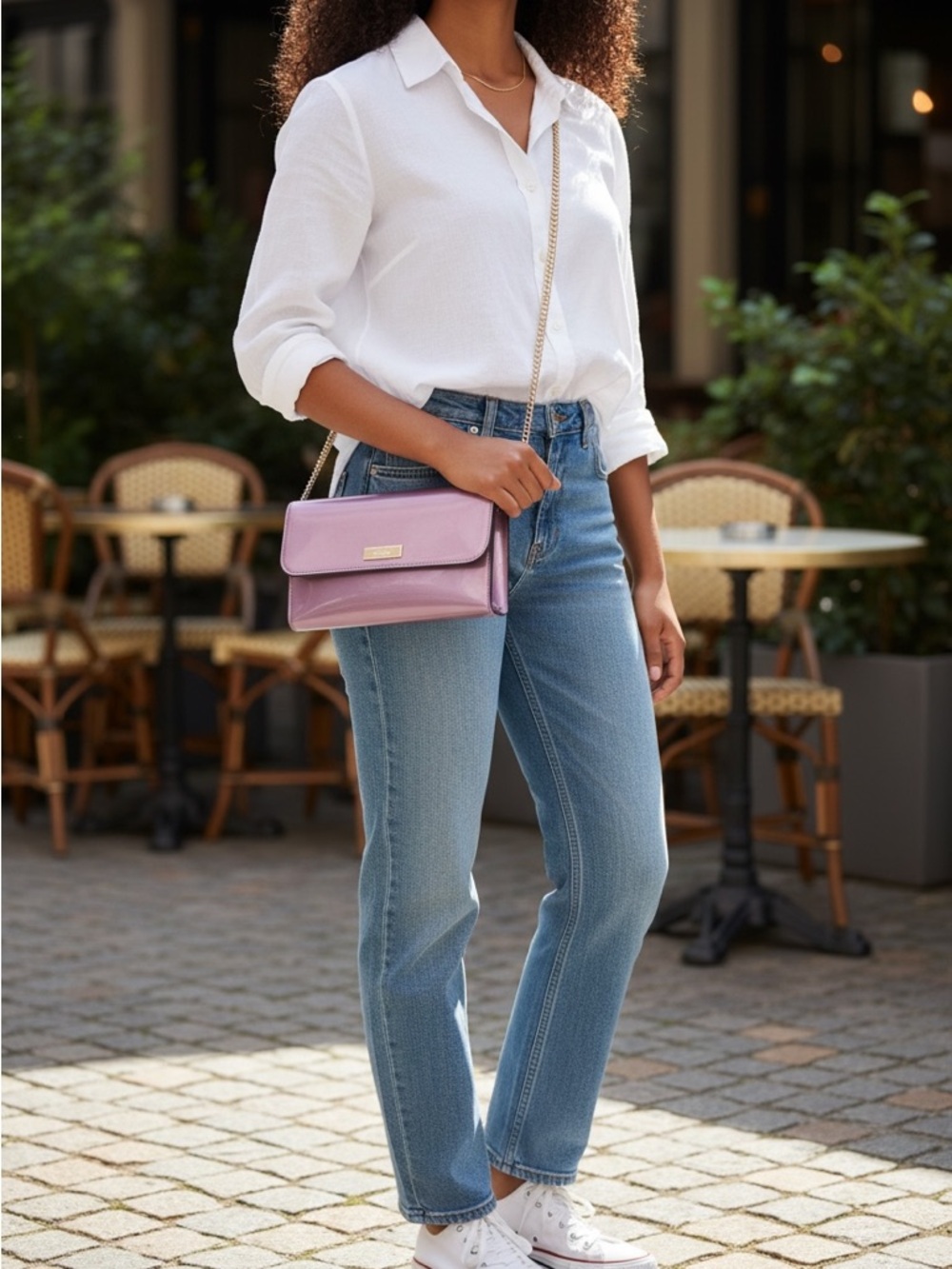 NWT Kate Spade Metallic Lilac Crossbody Wallet & Card Holder Set – Boxed